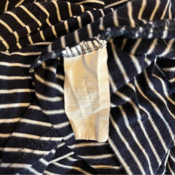 Olivia Rae Navy White Striped Tank Dress S Nautical Resort Coastal Preppy - Picture 9 of 9